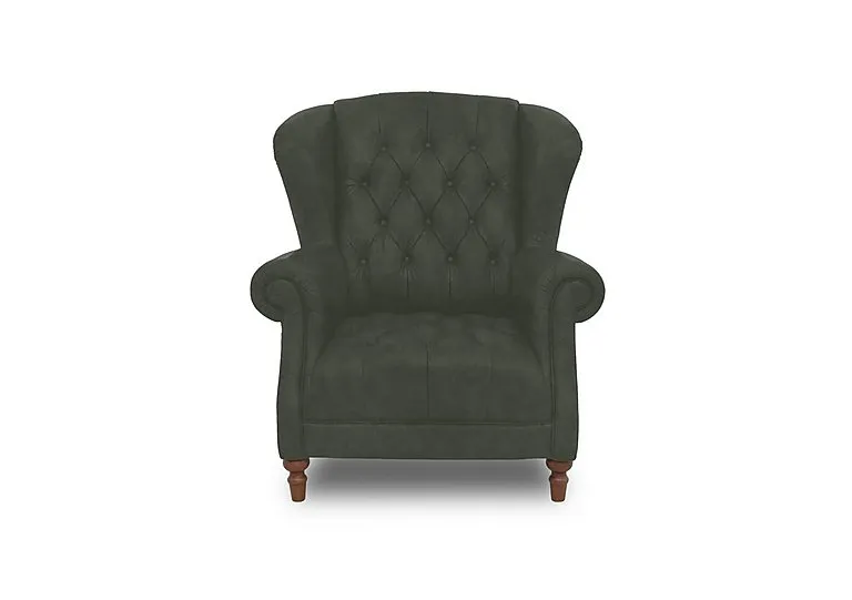 Columbus Fabric Wing Chair - Manhattan Pine