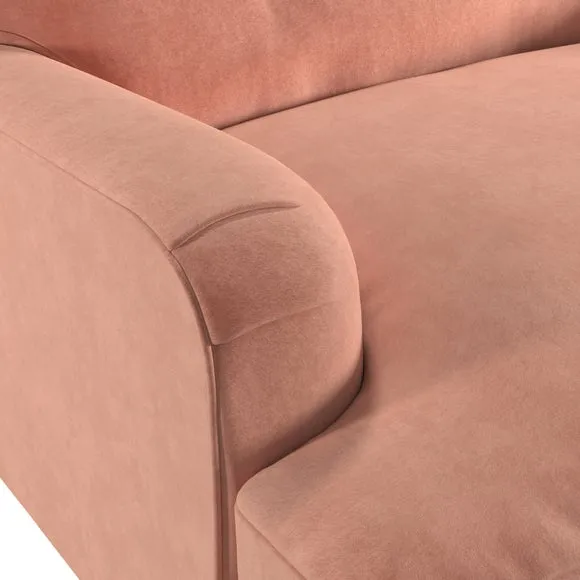 Martha Vintage Velvet Snuggle Chair 6