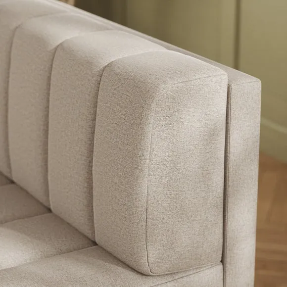 Amali Corner Dining Bench, Textured Weave 4