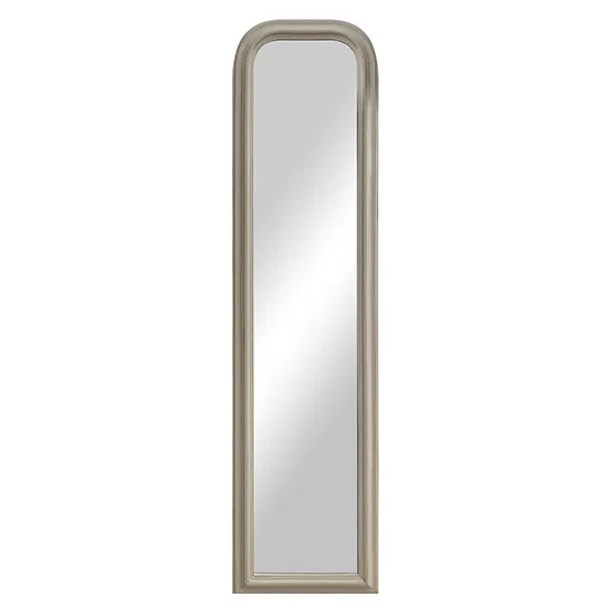 Moncton Arched Leaner Bedroom Mirror In White