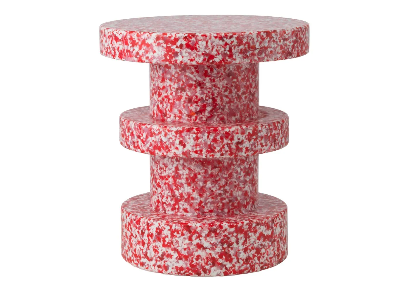 Normann Copenhagen Bit Stool Stack in Red