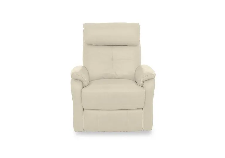 Compact Collection Titch Leather Chair - BV Bisque