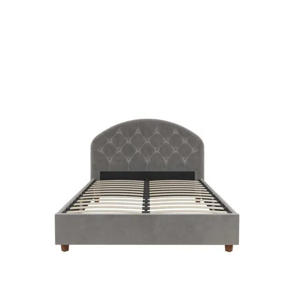 Aspen Upholstered Bed Frame, Velvet 6