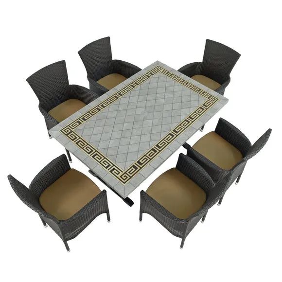 Byron Manor Burlington 6 Seat Dining Set 3