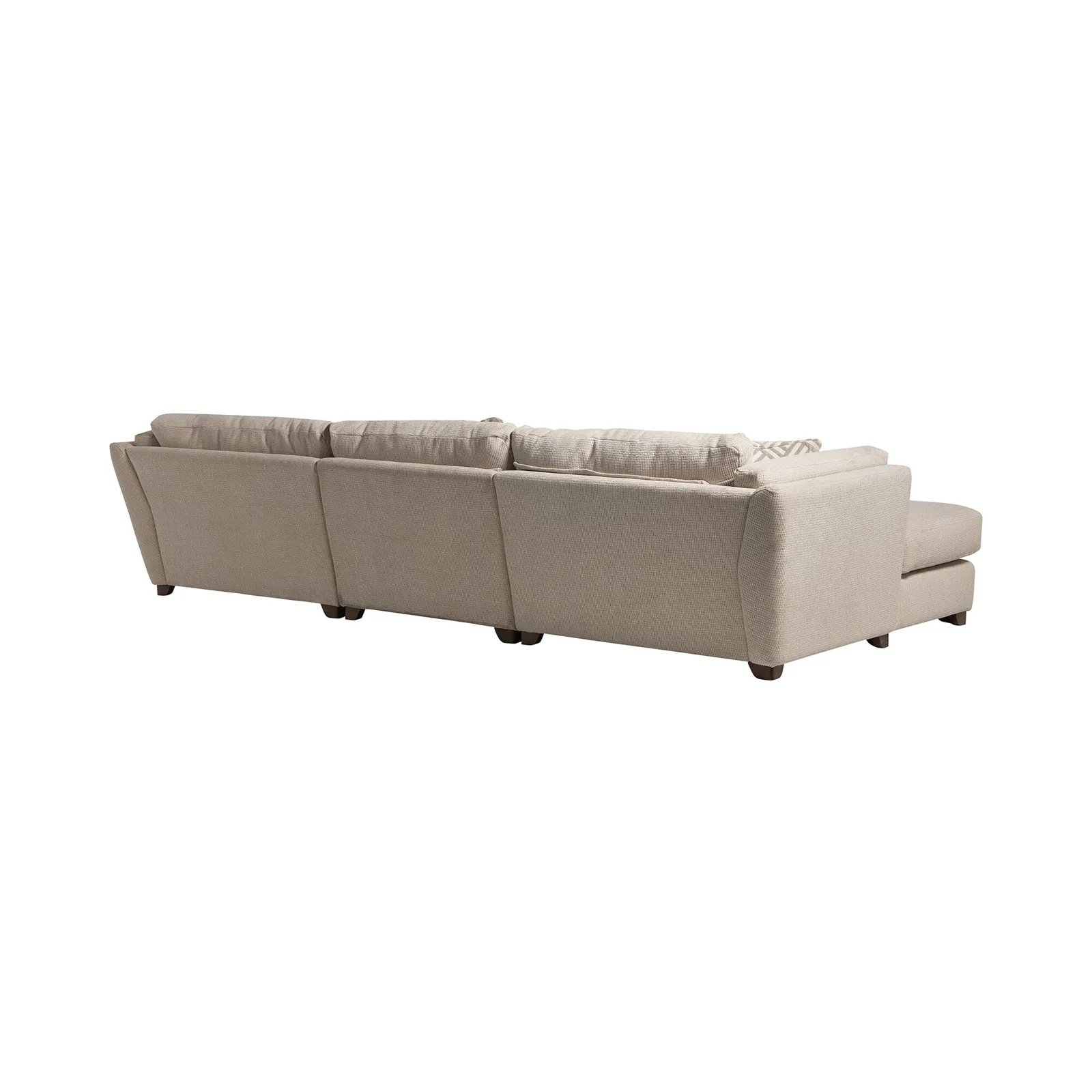 Geneva Large Lhf Chaise Sofa, Brown | Barker & Stonehouse 6