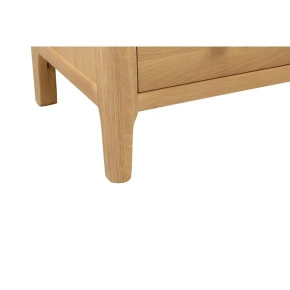 Cotswold Wide 6 Drawer Chest, Oak 5