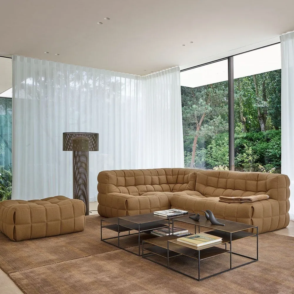 Ligne Roset Kashima Large Settee in Vidar Moutarde 3