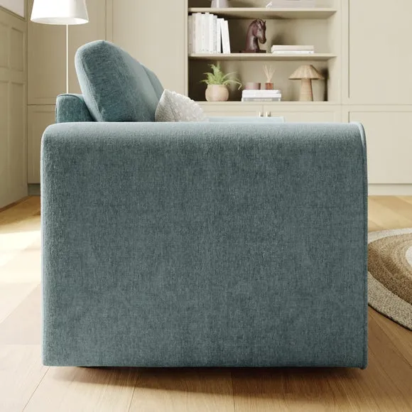 Abel Vintage Soft Chenille 3 Seater Sofa 3