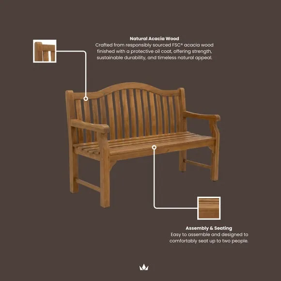 Maria 3 Seater Bench 2