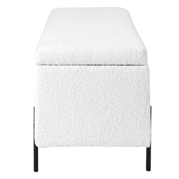 Catania Boucle Storage Bench 5