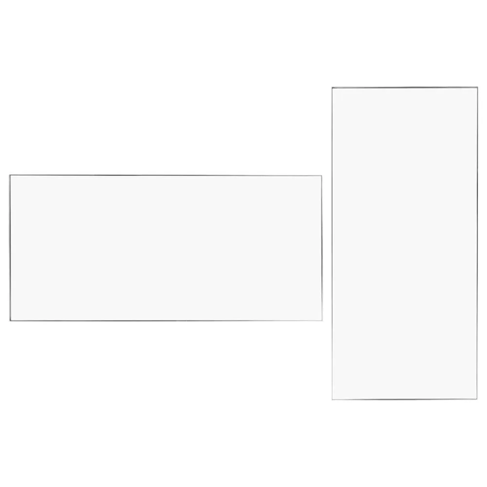 Heal's Fine Edge Mirror Rectangle 150x70cm Silver 1