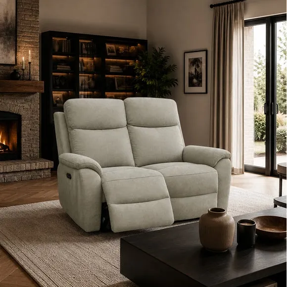 Aspire Kingsmere Chenille Power Recliner 2 Seater Sofa 2