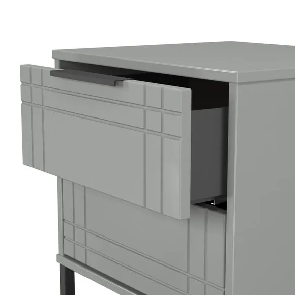 Darlton 2 Drawer Bedside Table 6