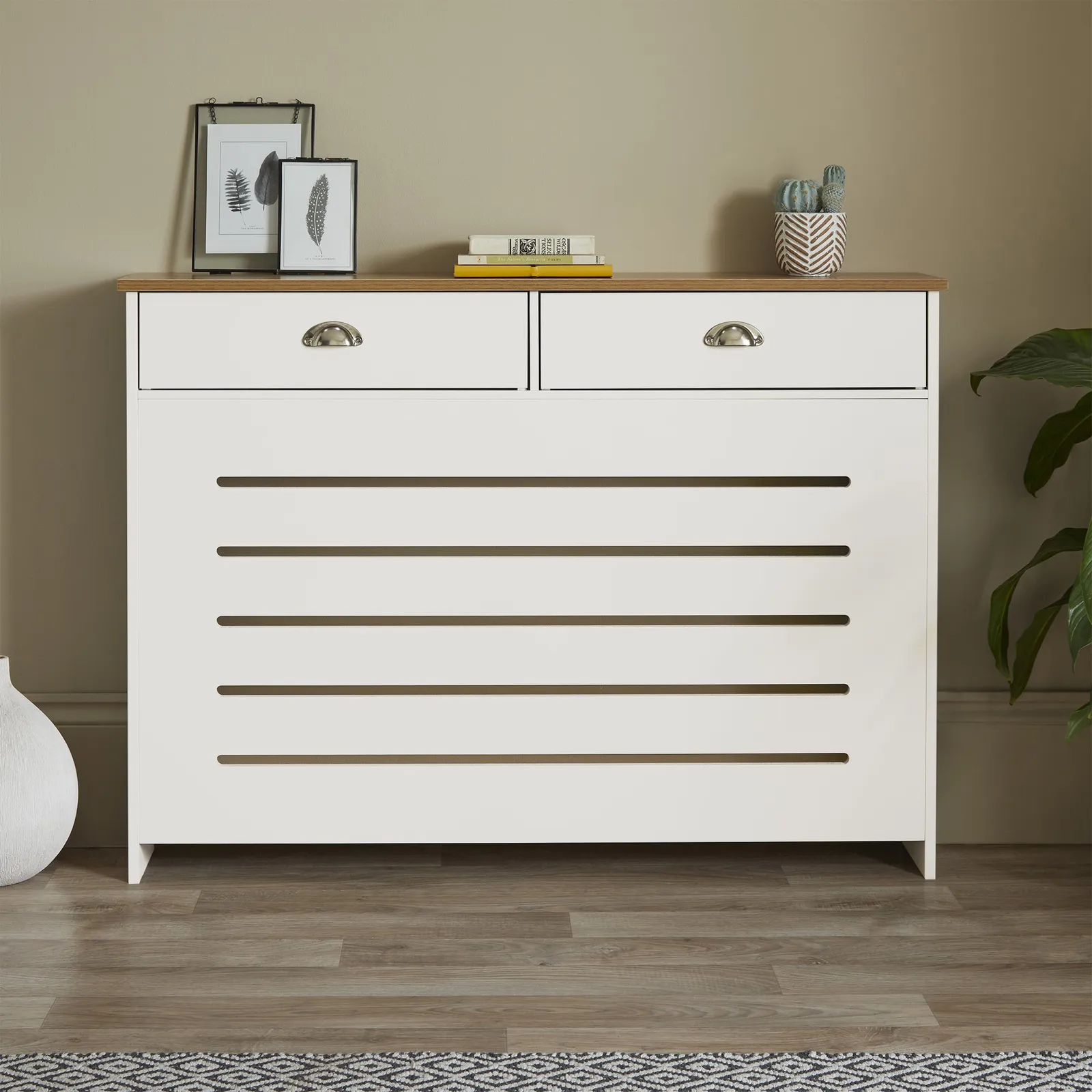 Banbury Medium Radiator Cover Cream