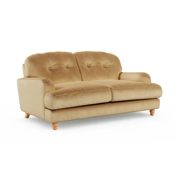 Martha Vintage Velvet 2 Seater Sofa 6