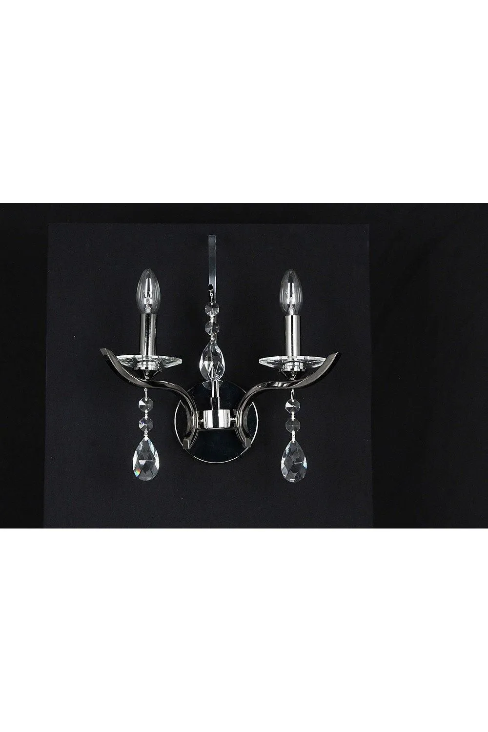 Netlighting Turin Gunmetal Wall Candle Wall Lamp in Black