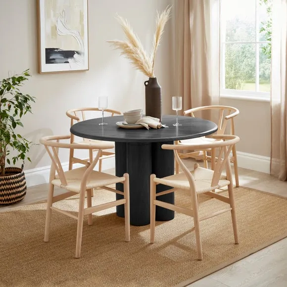 Lara Wishbone Dining Chair, Beech Wood 2