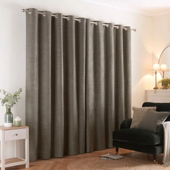 Churchgate Swithland Herringbone Eyelet Curtains (Blackout Available) 4