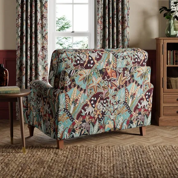 Beatrice II Jacquard Nature's Exhibitionists Snuggle Chair 2