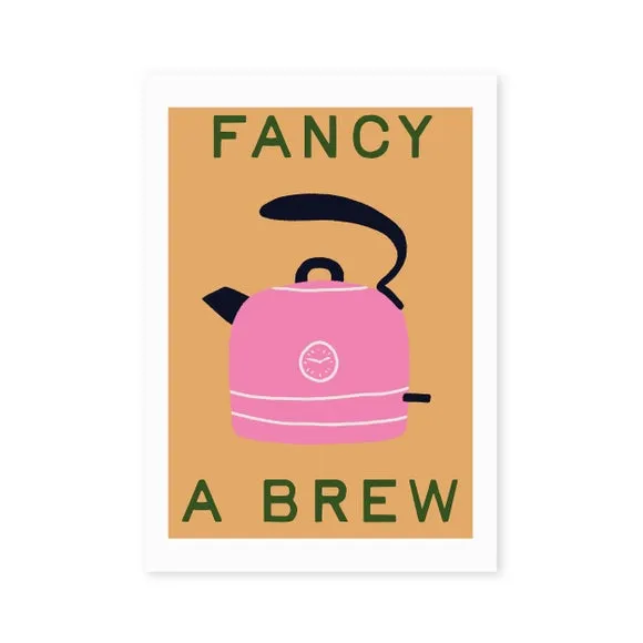 East End Prints Fancy a Brew by Emmy Lupin Studio Print 2