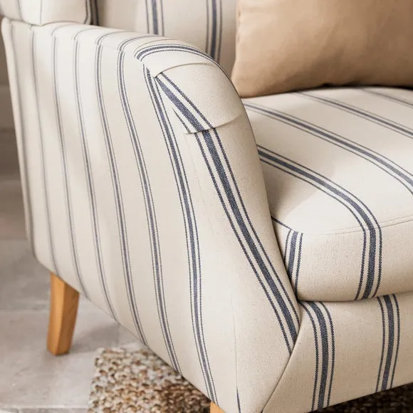 Charnwood Folkstone Stripe Grande Armchair 3