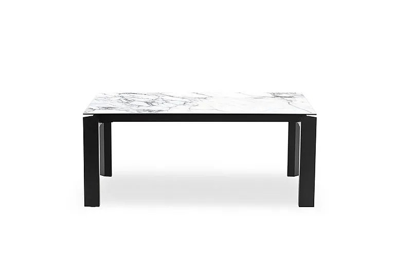 Viola Extending Dining Table with Wooden Legs - 130-cm