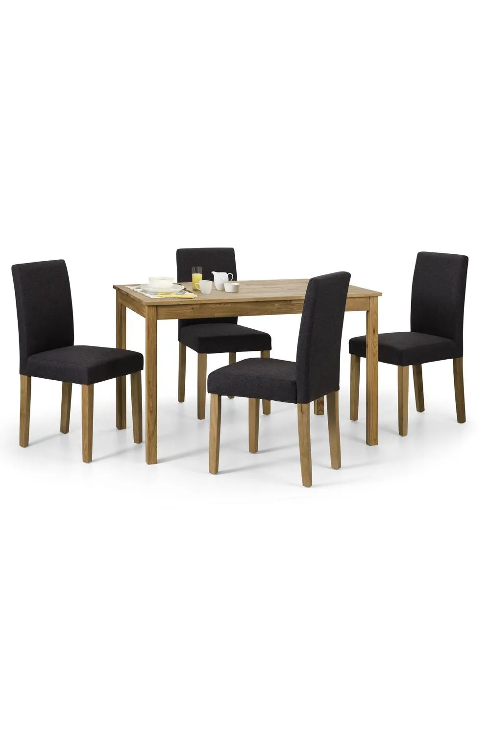 Julian Bowen Coxmoor Rectangular 4 Seater Dining Table in Light Oak 5