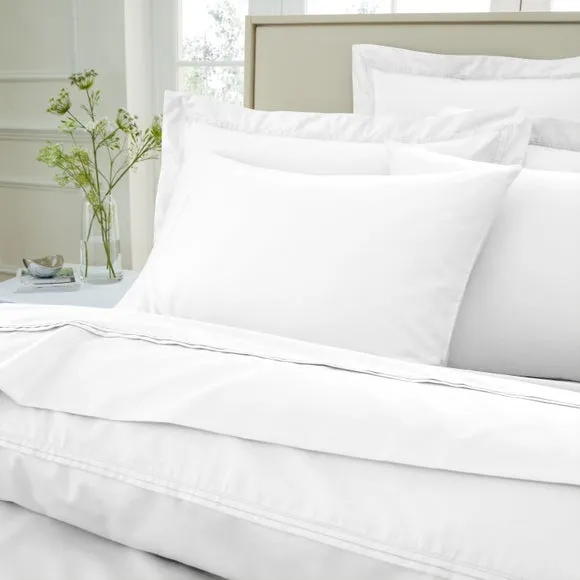 Dorma Luxurious & Silky 500 Thread Count 100% Cotton Sateen Flat Sheet 2