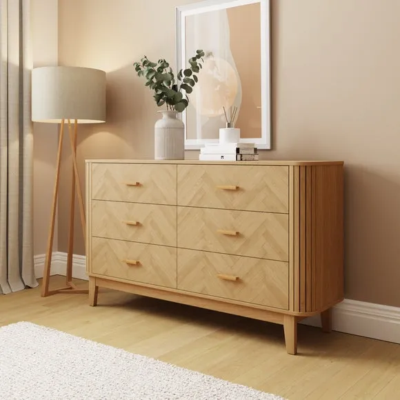 Dex Chevron 6 Drawer Chest 2