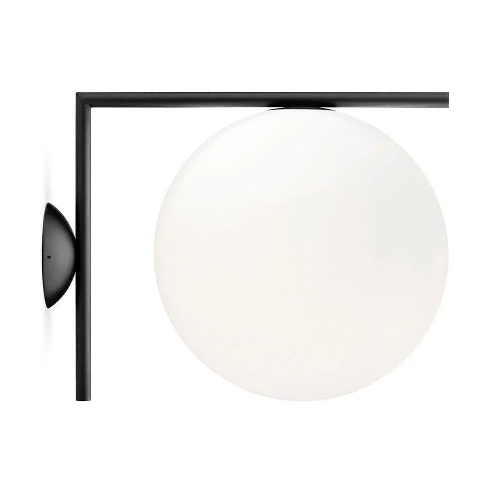 Flos IC W2 Wall Light Black 2