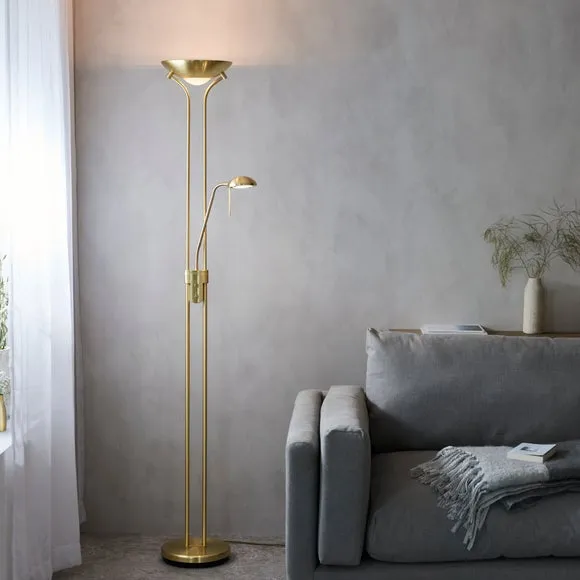 Vogue Rome Uplighter Mother & Child Floor Lamp 1