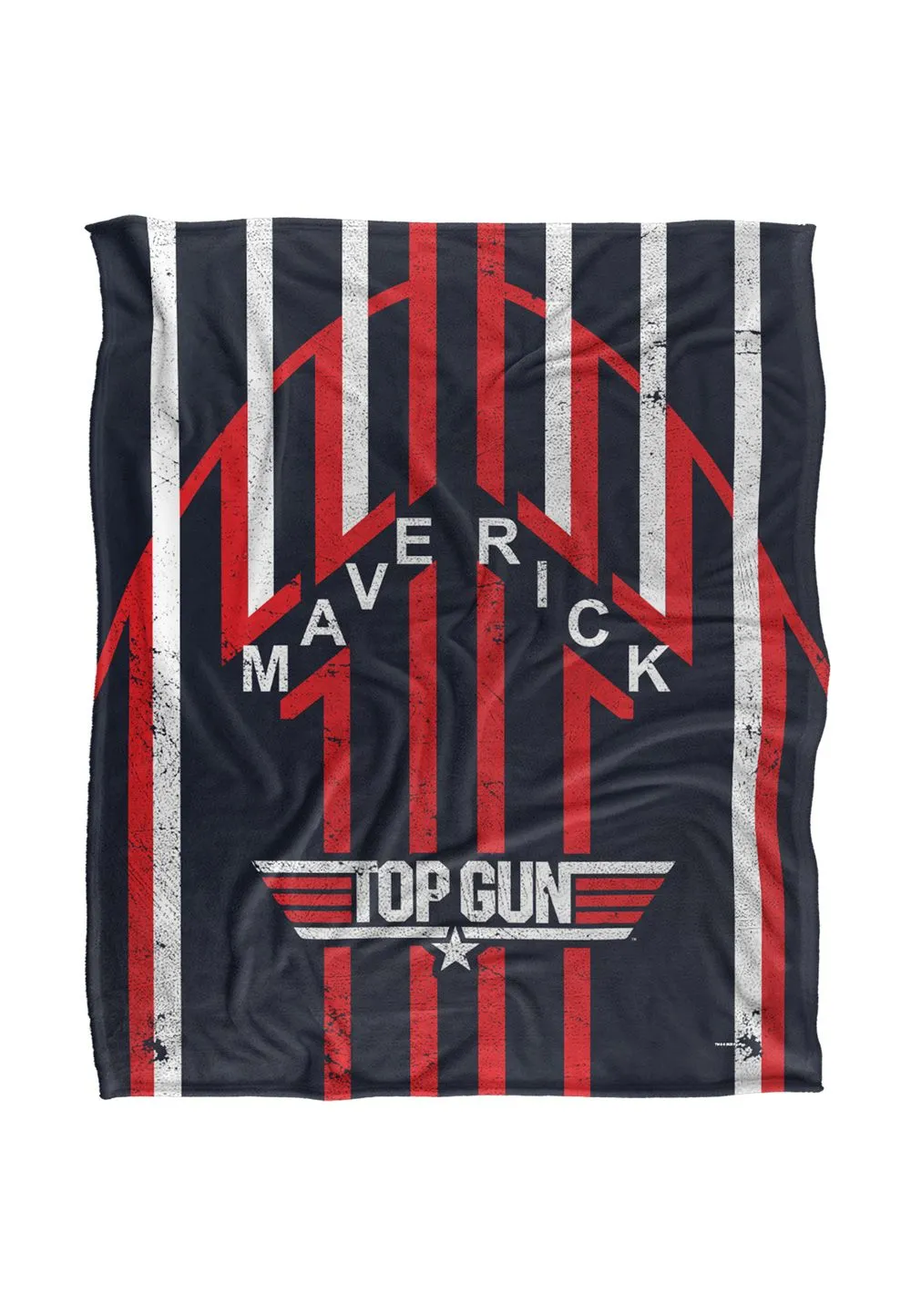 TOP GUN Maverick Silky Touch Super Soft Throw Blanket 152 X 127 cm in White