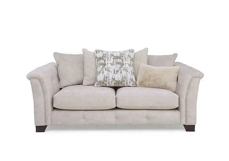 Aura 3 Seater Scatter Back Sofa - Enzo Cream