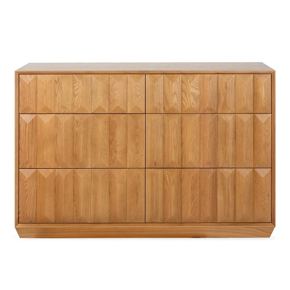 Heal's Wilton 6 Drawer Chest Oak 2