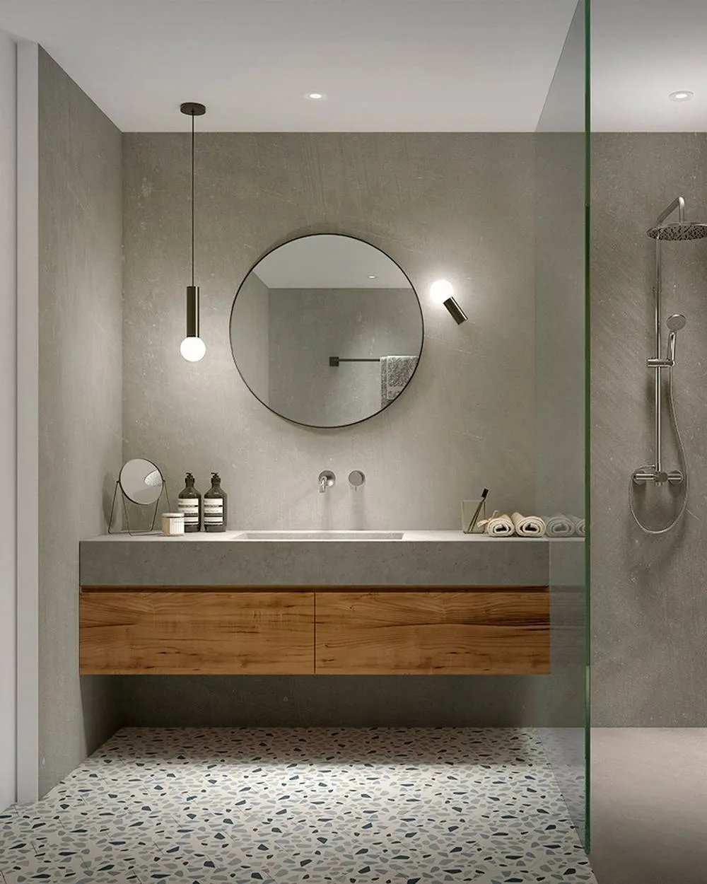 Netlighting Mist Single Bathroom Wall Light Chrome E14 in Silver 2