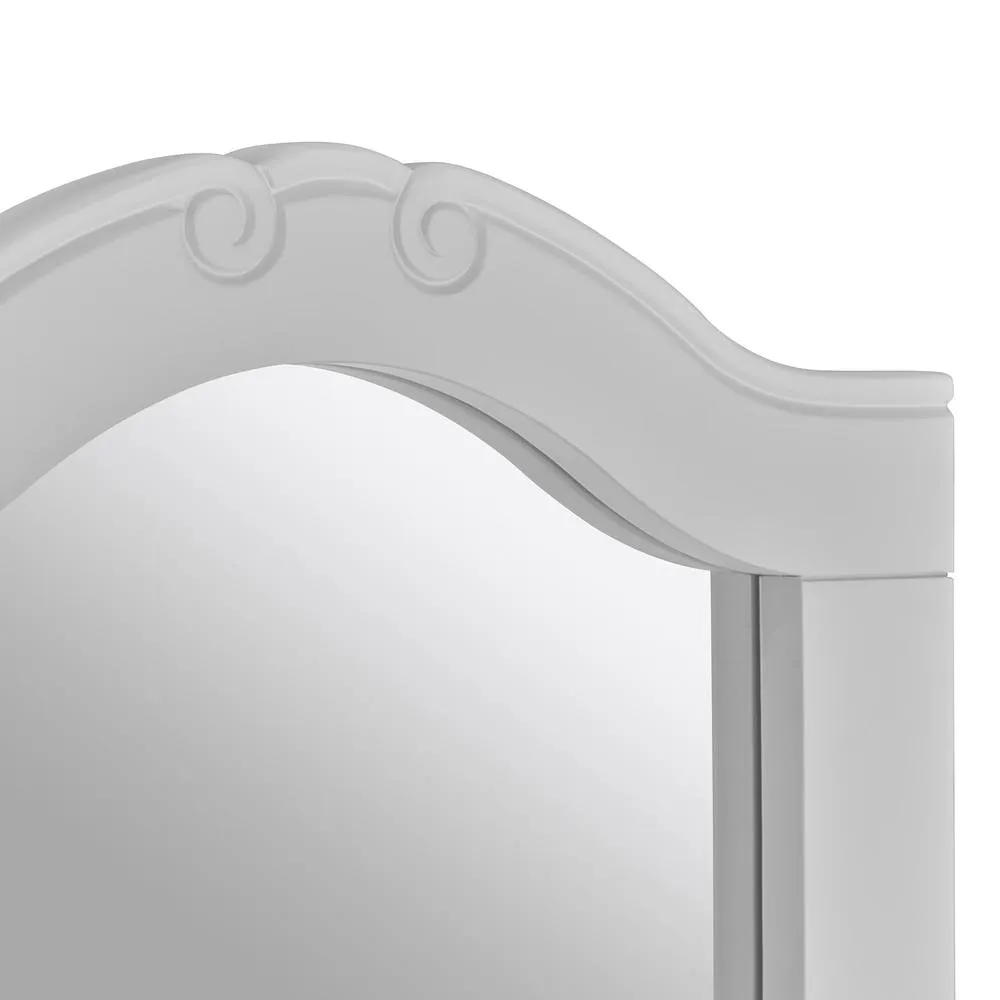 Statement Furniture Juliette Large Full Length Leaner Mirror 45x165cm in White 2