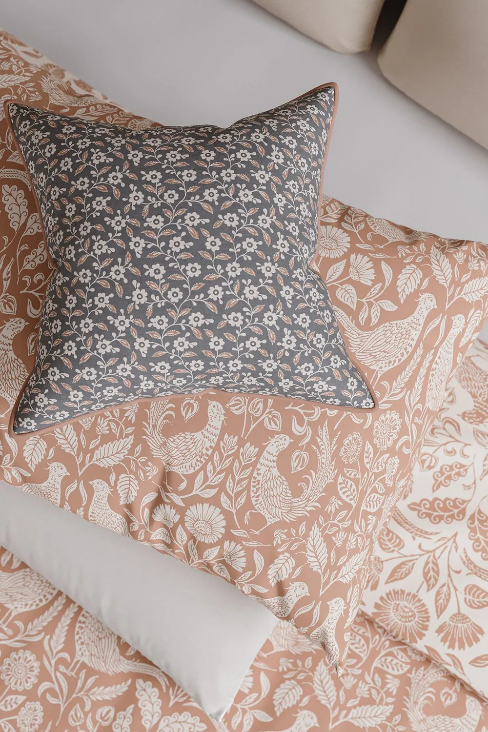 Helena Springfield 'Pheasants' Cotton Duvet Cover Set in Copper 4