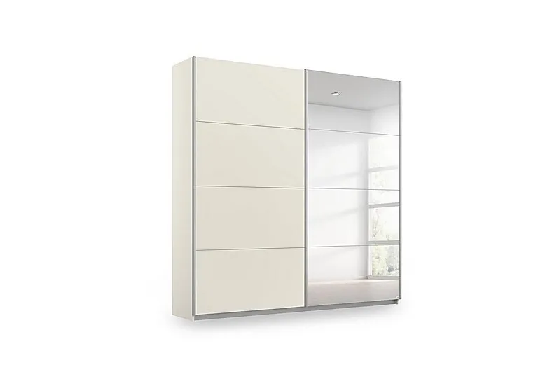 Impulse 181cm 2 Door Décor Slider Wardrobe with Mirror Door
