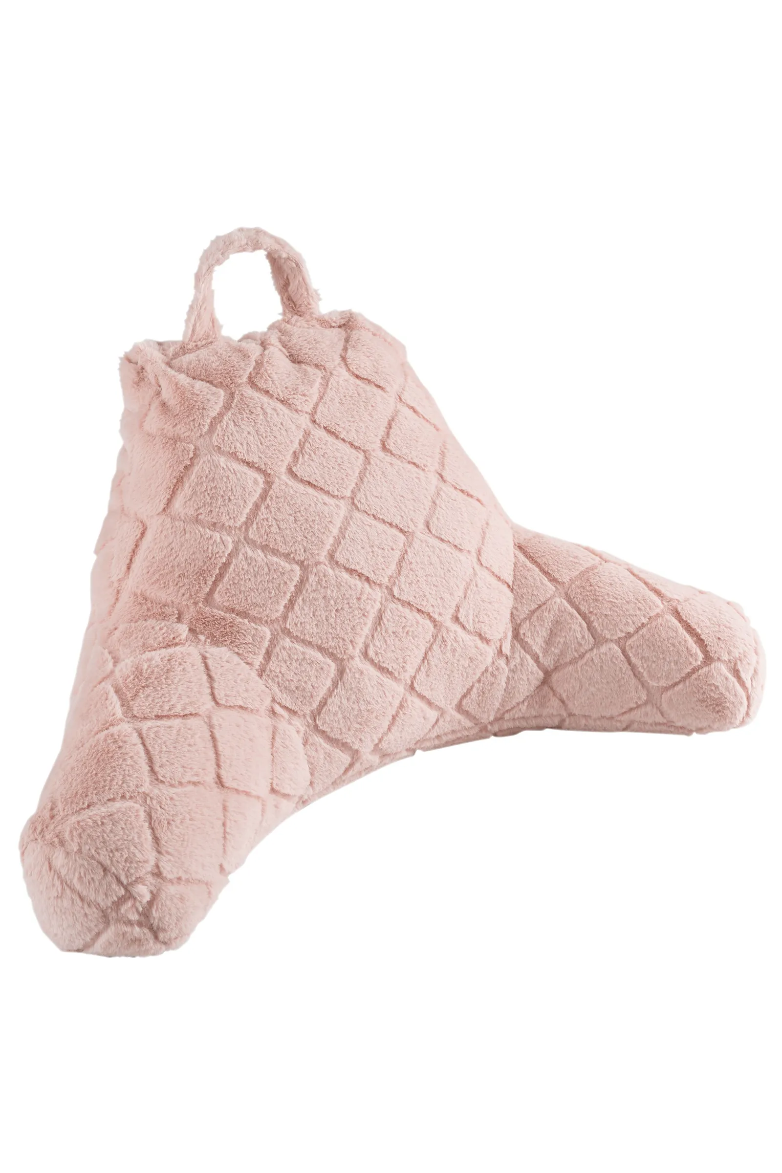 Catherine Lansfield 'Cosy Diamond' Cushion in Pink 4