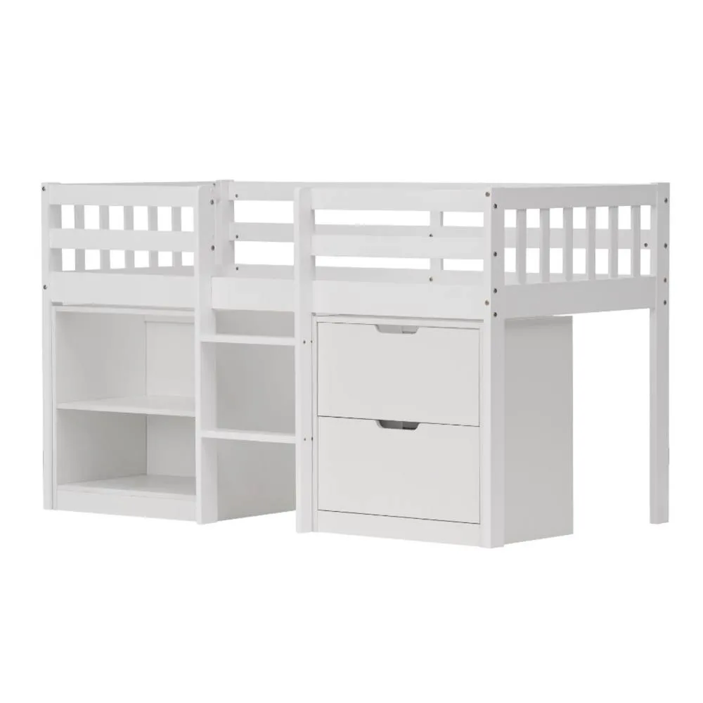 Nöa and Nani Jens Sleepstation Shorty Cabin Bed in White 5
