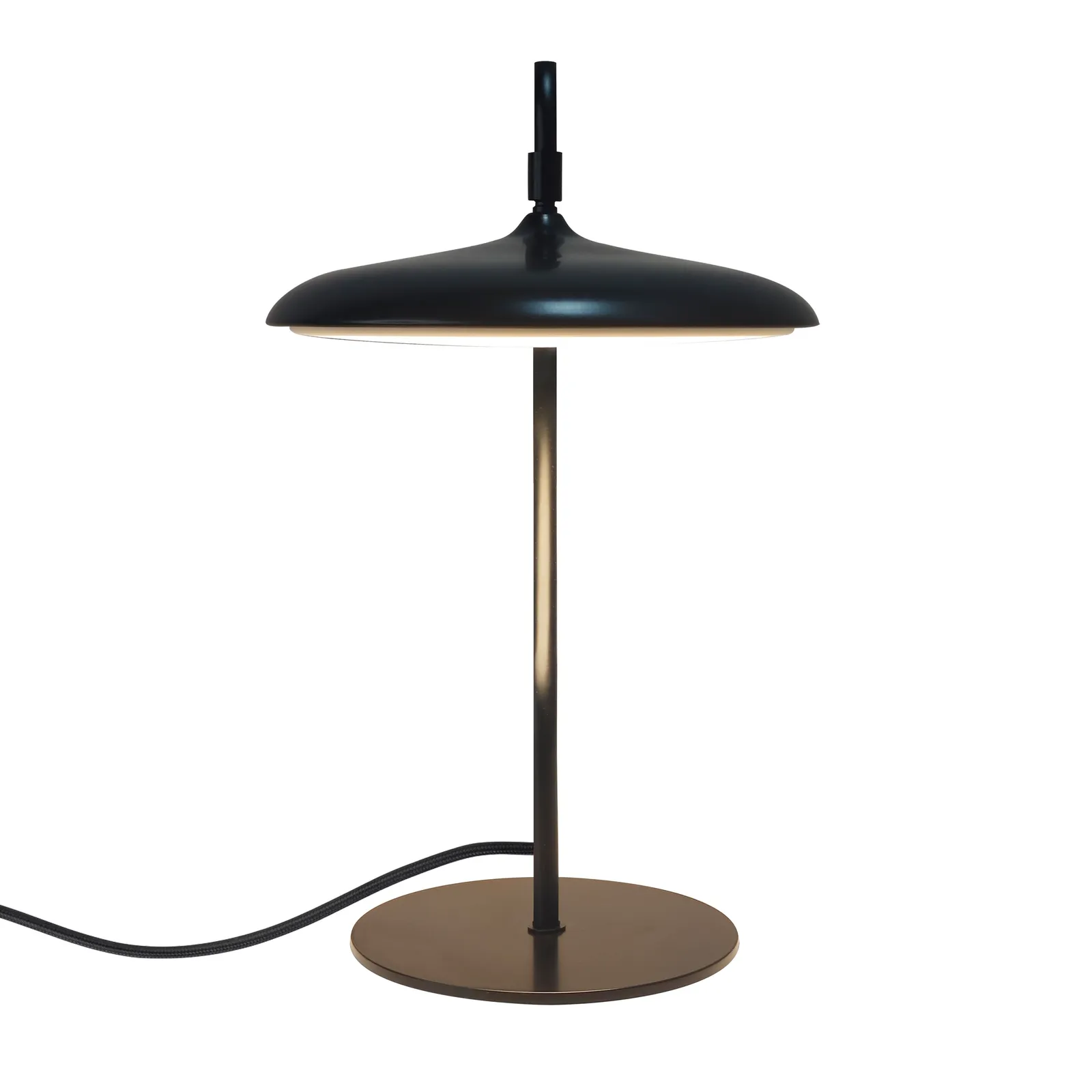 Nordlux Artist Table Lamp Black Metal Livingroom LED Switch 3000k 3