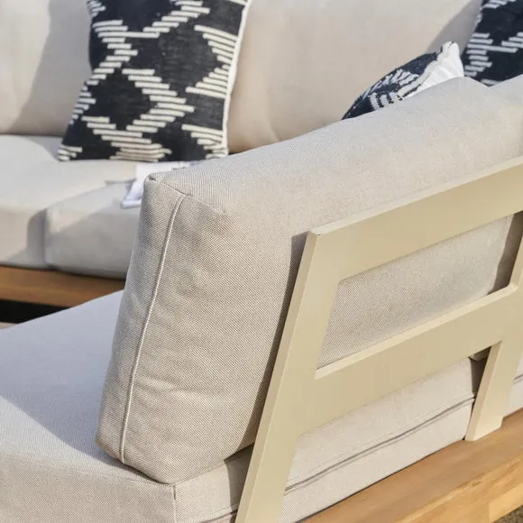 Pacific Lifestyle Osaka Latte Outdoor Corner Seating Set 6