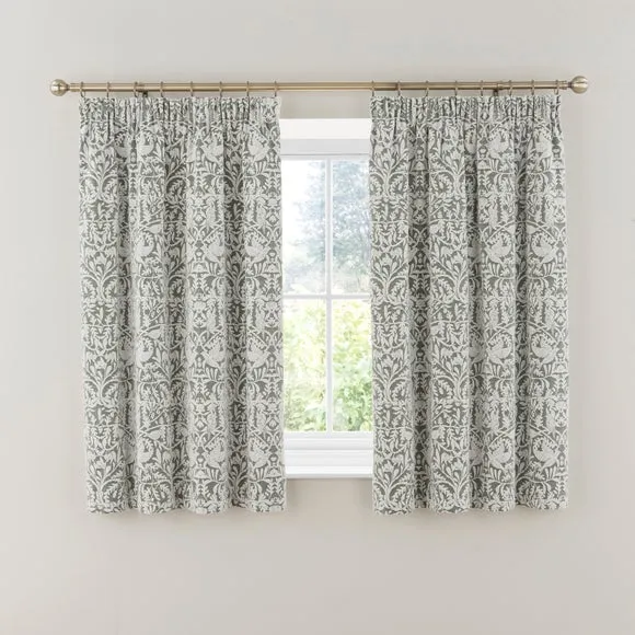 Alora Chenille Thermal Pencil Pleat Curtains 5