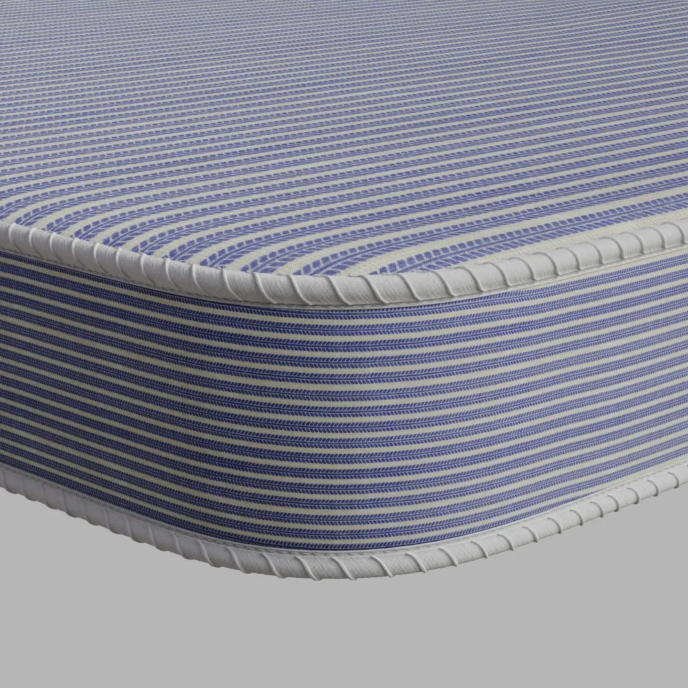 Maryland - Super King Size - Open Coil Spring Contract Mattress with Crib 5 Certification - Fabric - 6ft