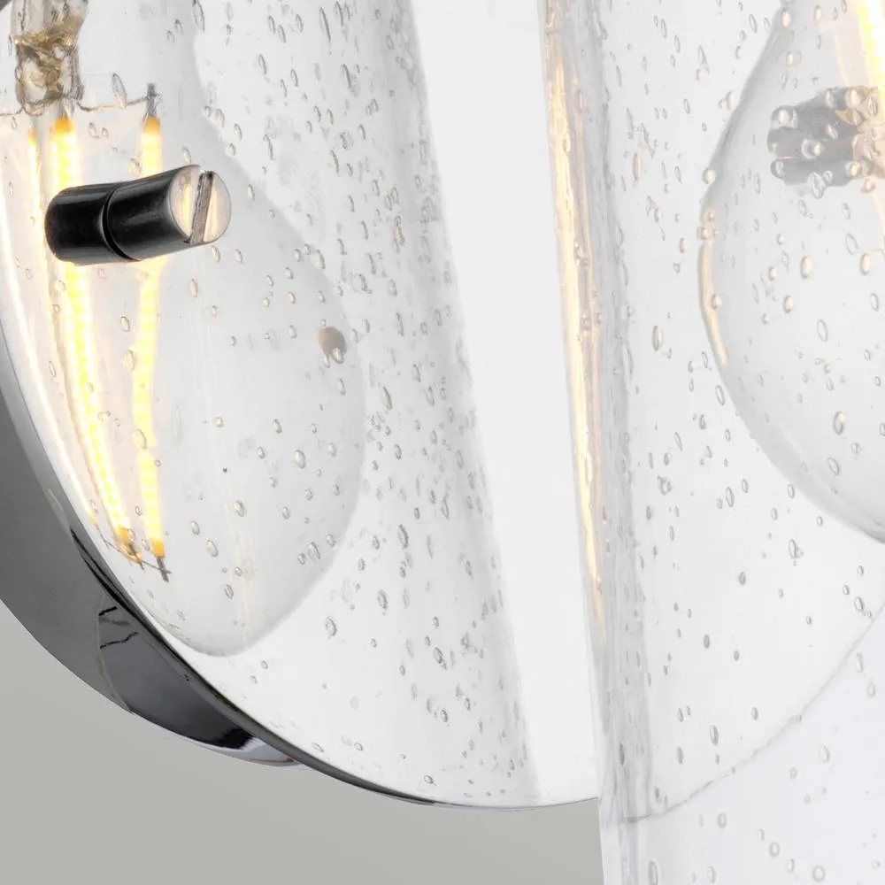 Netlighting Kichler Braelyn 1 Light Wall Light Chrome IP44 in Grey 3