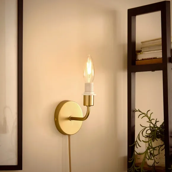 Wallace Plug In Wall Light Fitting 2