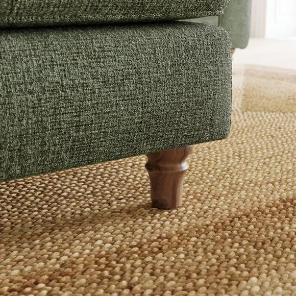 Flori Chenille Soft Texture Footstool 5
