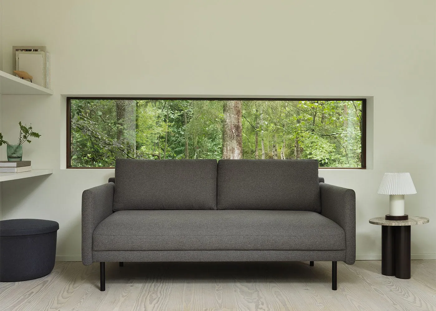 Normann Copenhagen Rar 2 Seater Sofa Re-born Dark Grey 3