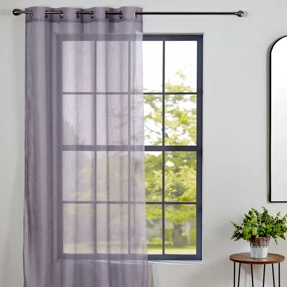Crushed Eyelet Single Voile Panel 2