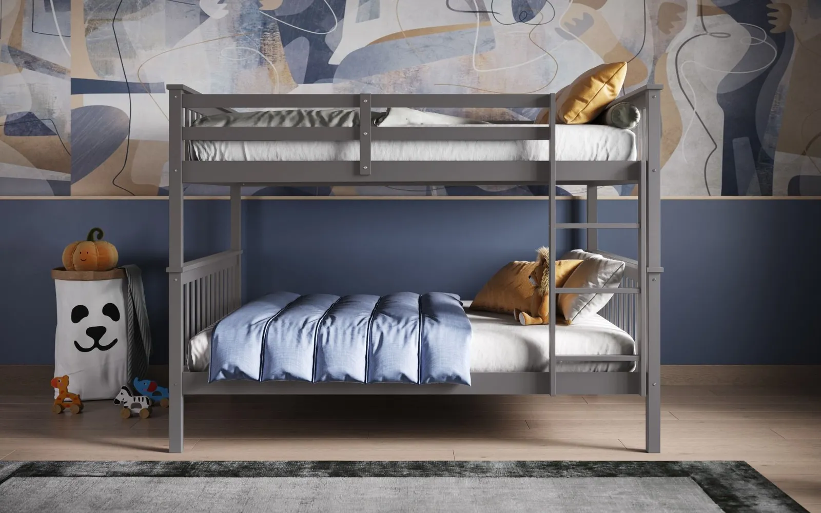 Flair Tetrad Bunk Bed in Grey 2